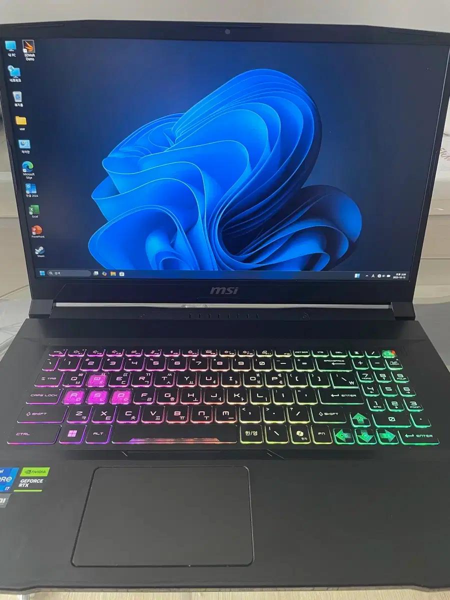 Msi 게이밍 노트북 17인치 i7cpu rtx4060