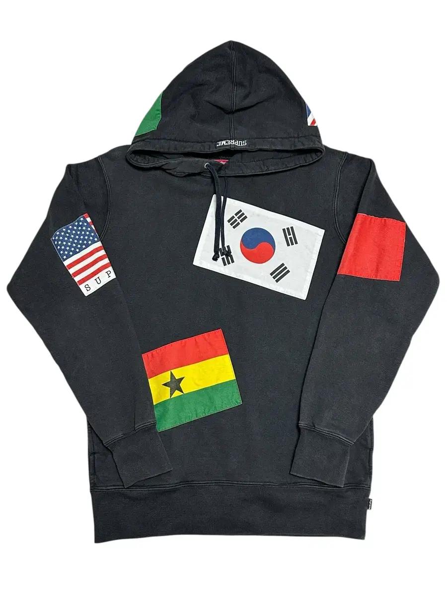 슈프림 만국기 후디 supreme flags hoodie