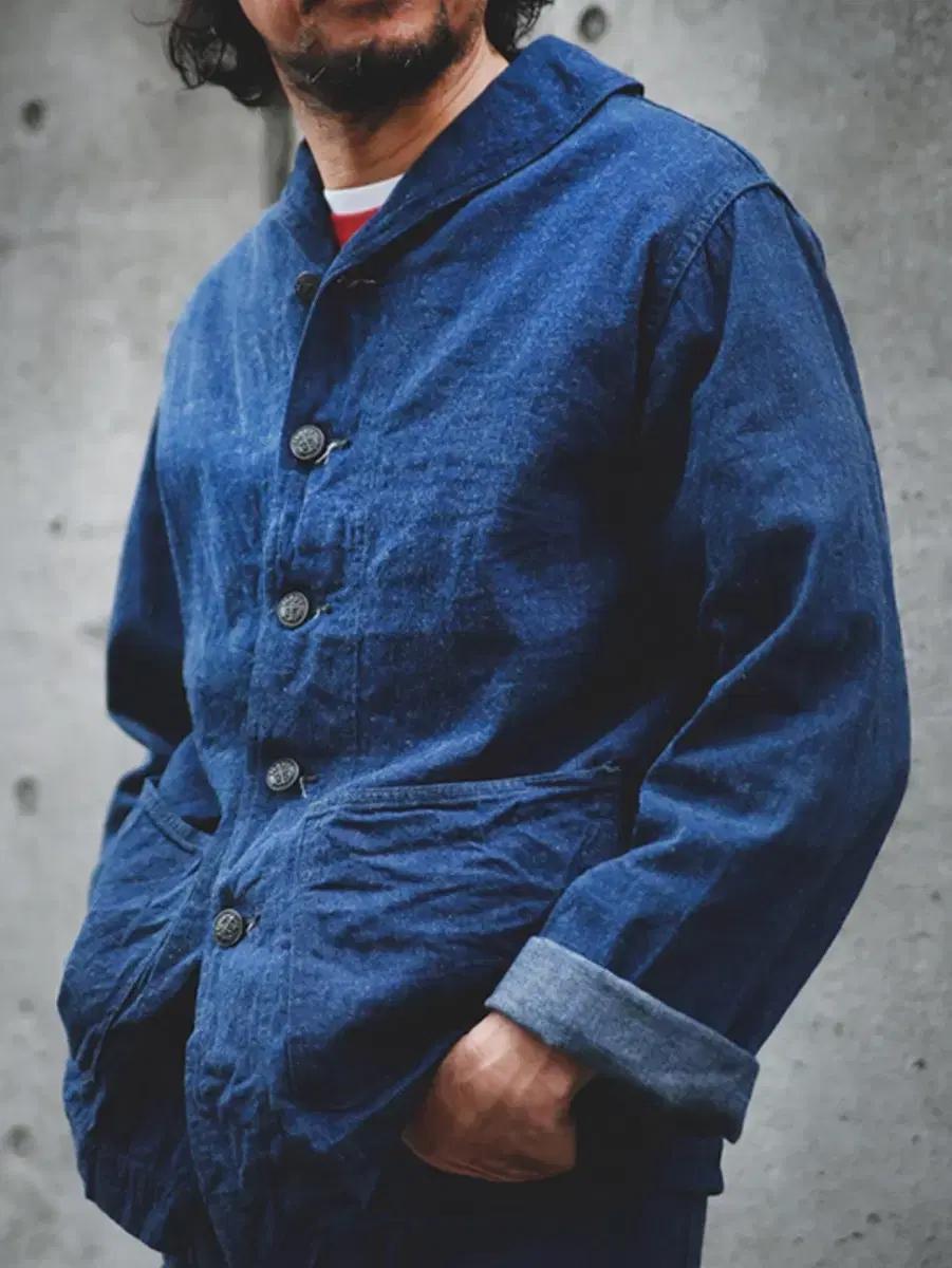 THE REAL McCOYS U.S. NAVY DENIM DUNGAREE