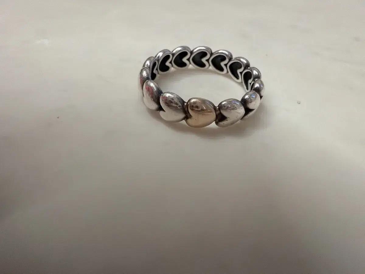 판도라 골드 하트 반지(Pandora My One True Love Ri