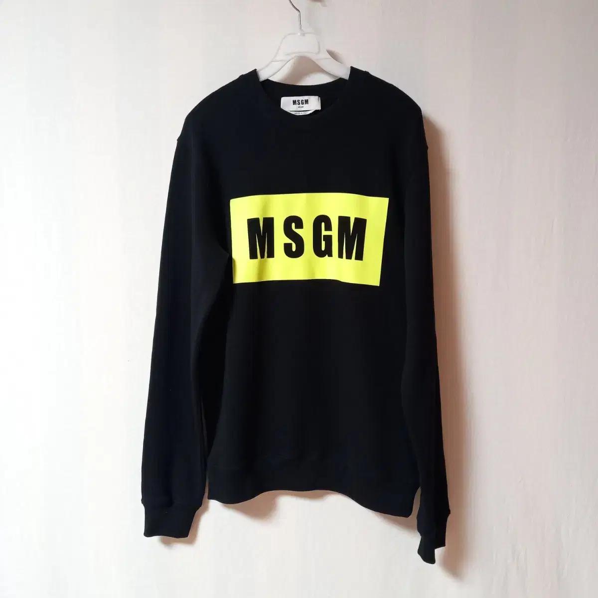 MSGM 빅로고 맨투맨