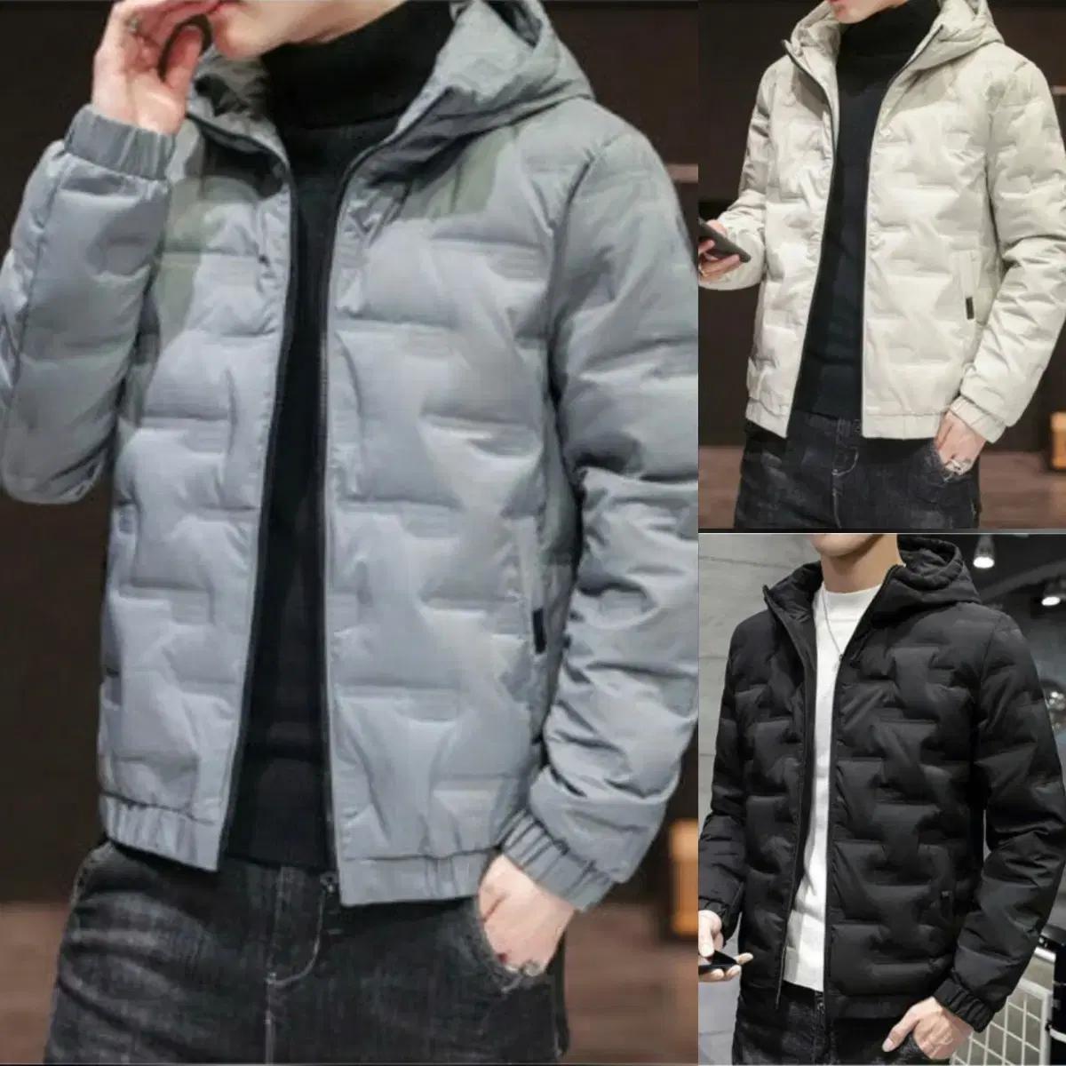 남자 후드 패딩점퍼 경량점퍼