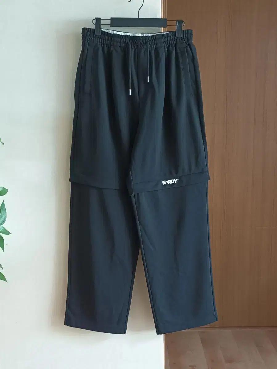 거의새옷)널디 블랙 트레이닝 바지(남녀공용)