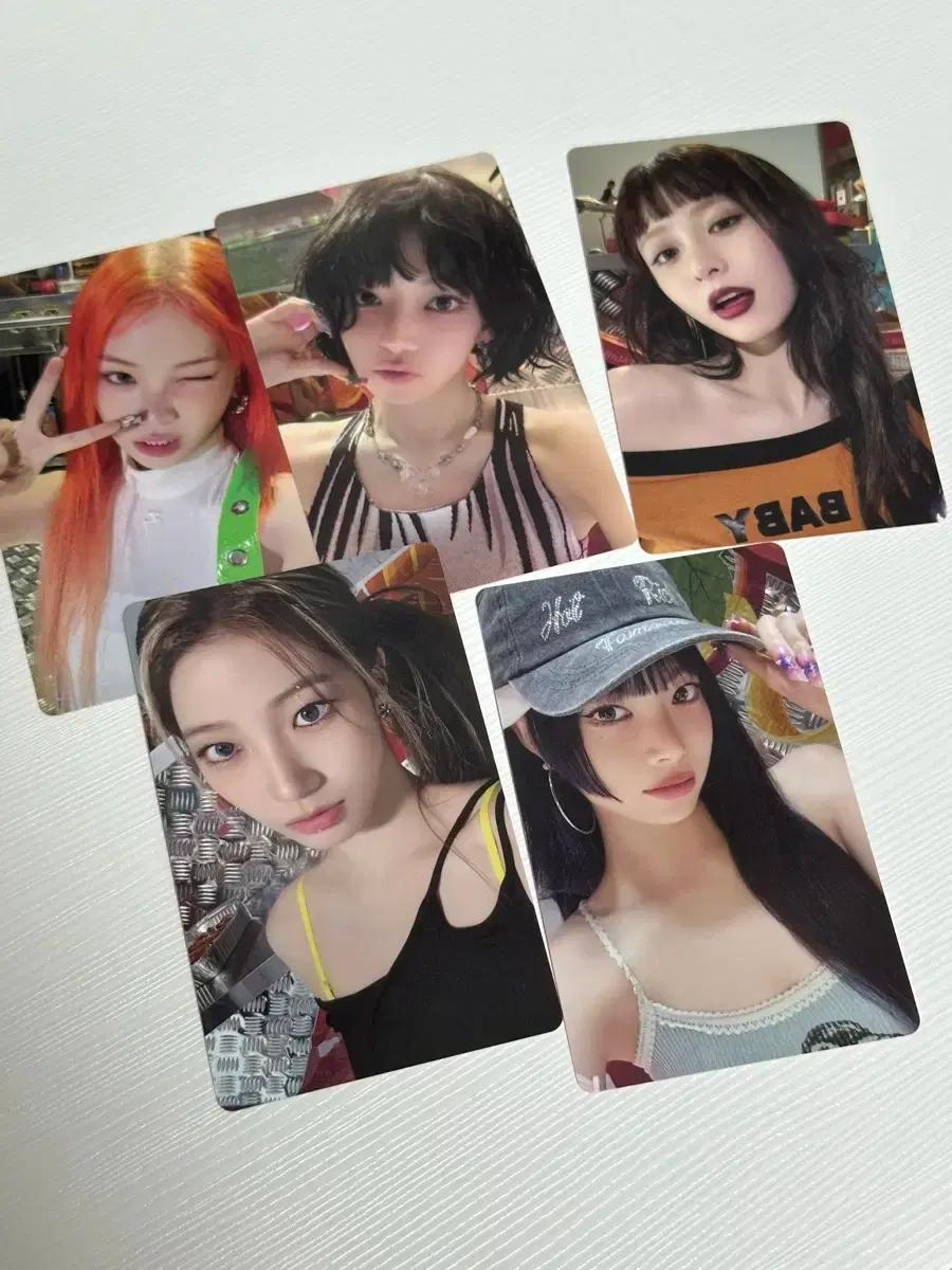 르세라핌 스파게티 SPAGHETTI 위버스 특전 포카 세트