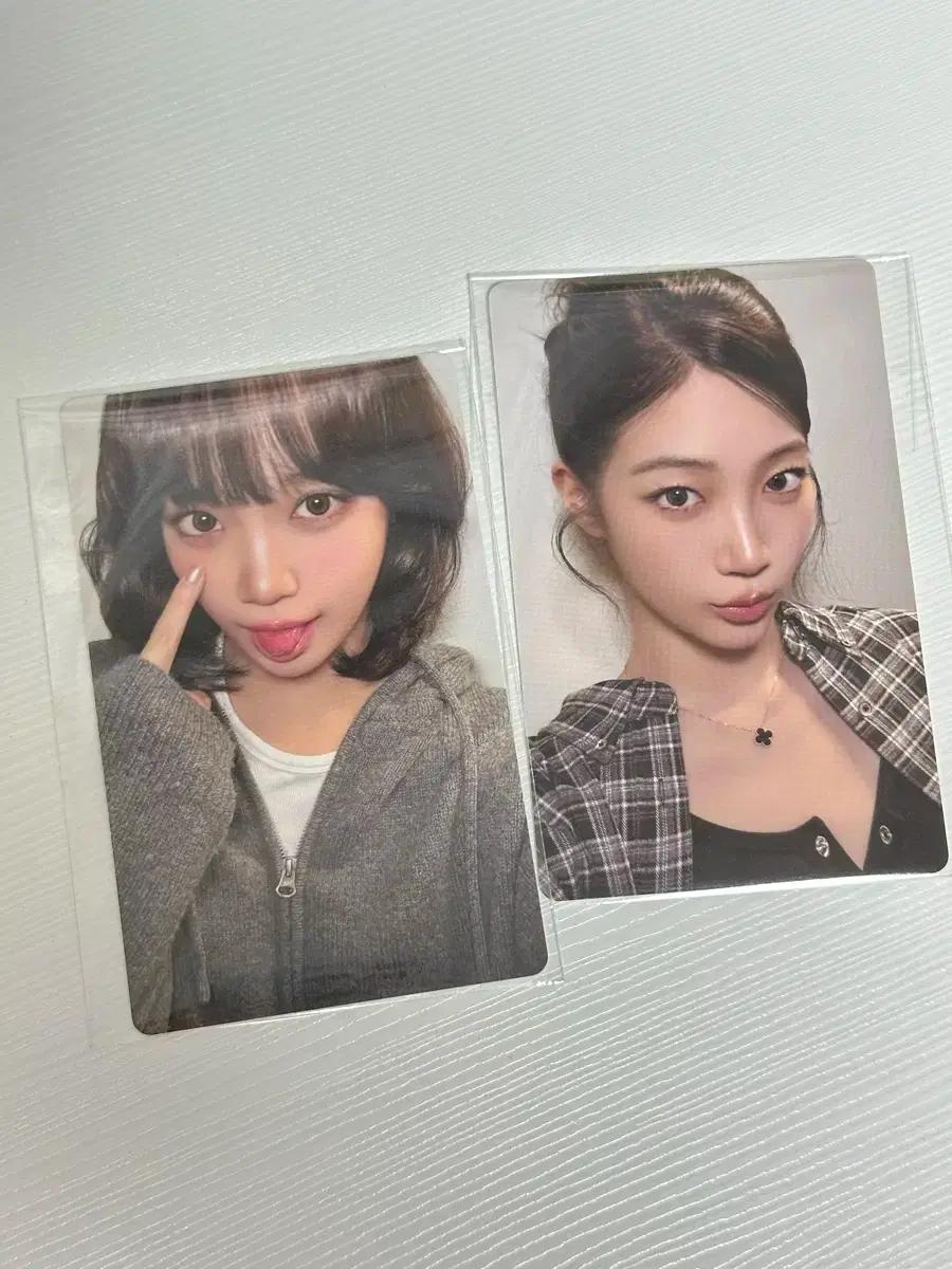 르세라핌 스파게티 SPAGHETTI 위버스 영통 특전 포카 김채원 카즈하