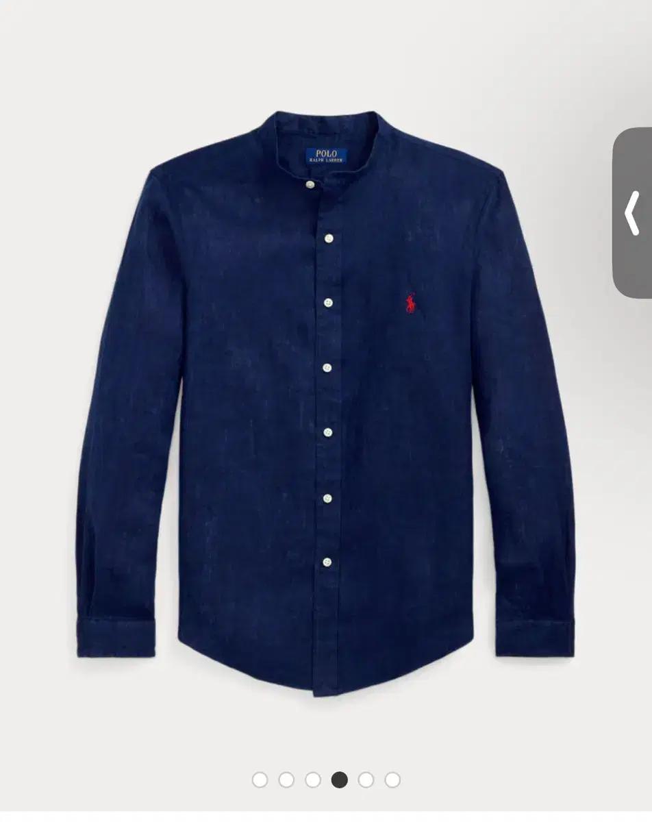 폴로 린넨 셔츠 헨리넥 m (네이비)