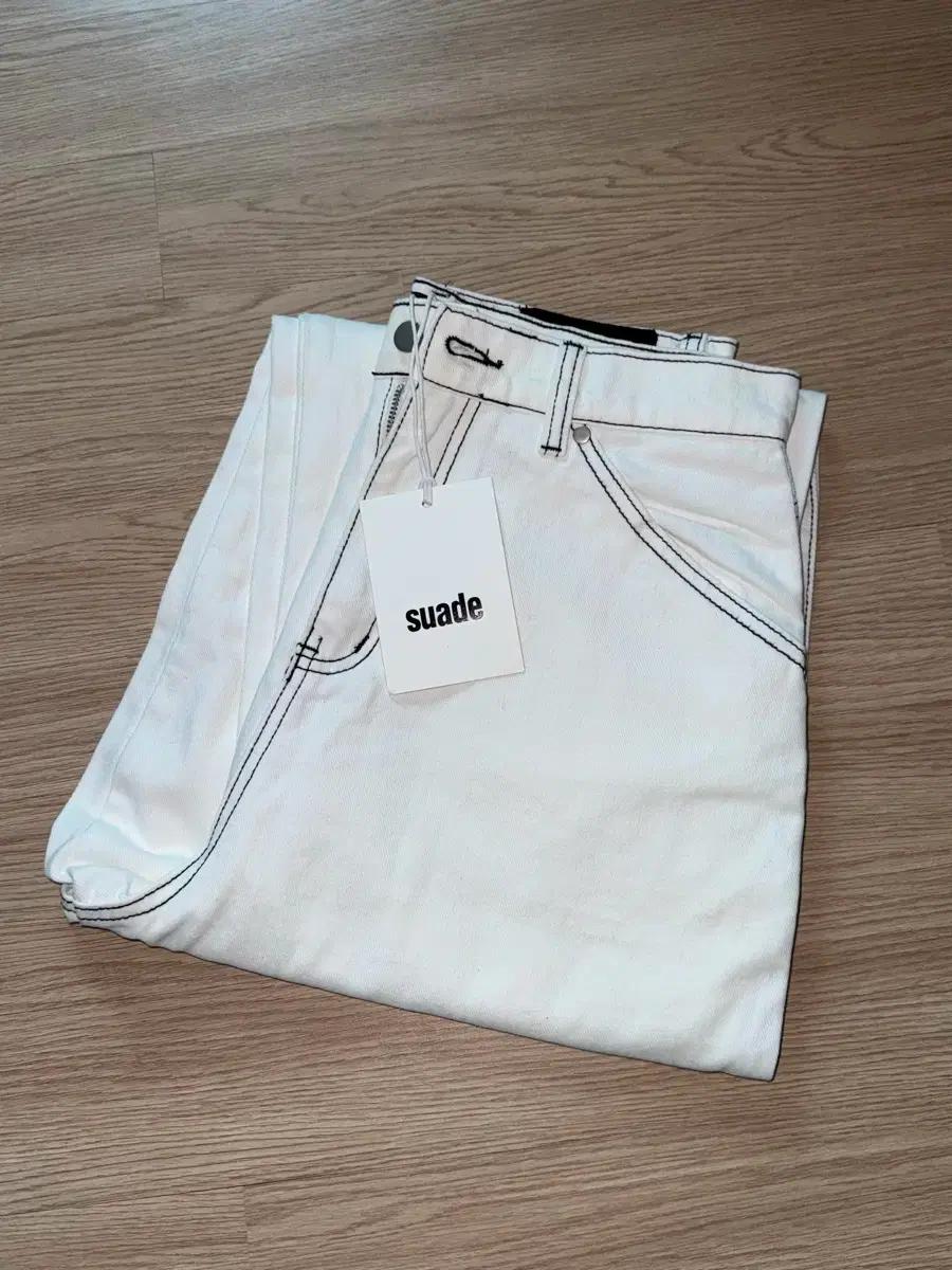 Suade 스웨이드 포켓 데님 팬츠 새상품 m