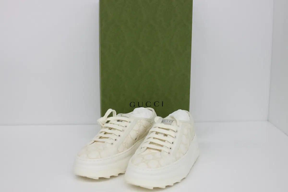 구찌 테니스 여성 스니커즈 화이트 782737 FAC9X 9175