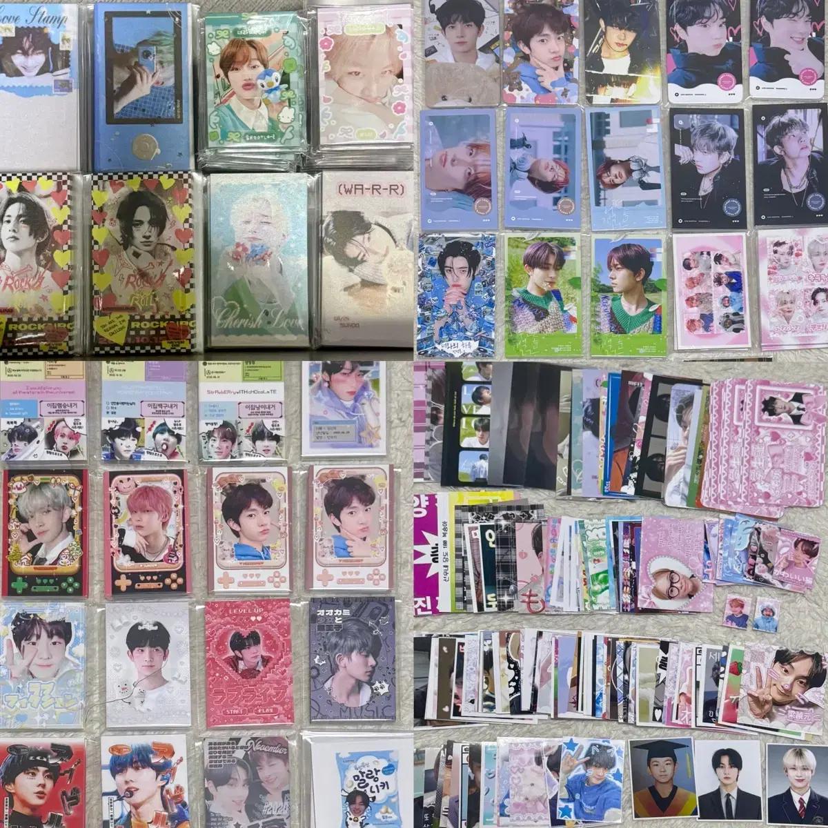 2배! 엔하이픈 비공굿 대량 양도 랜박 판매 처분 일괄 굿즈 포카 스티커