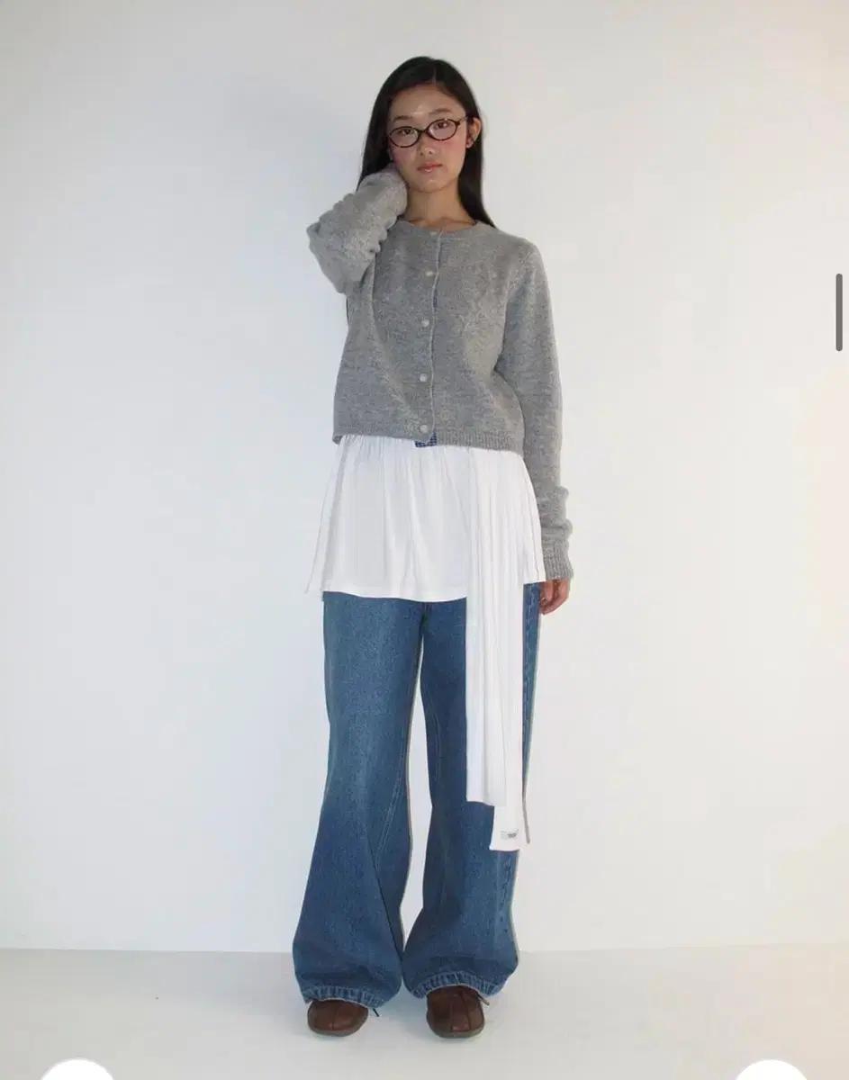 론론 프릴 웨이스트 레이어드 티셔츠(새제품) ronron