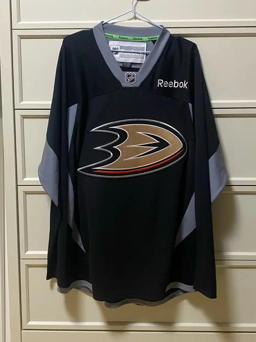 리복 NHL 아이스하키 져지 블랙 XL