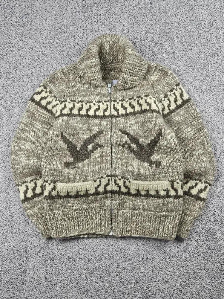 캐나다 핸드메이드 코위찬 스웨터 니트집업 ( 상세설명참조 ) / 9972