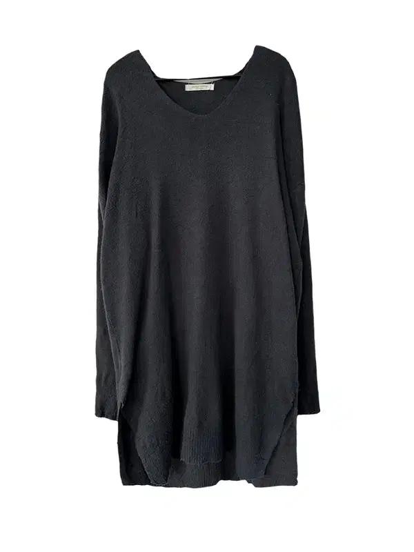 [F] CHOCOL RAFFINE 라운드 니트원피스 그레이