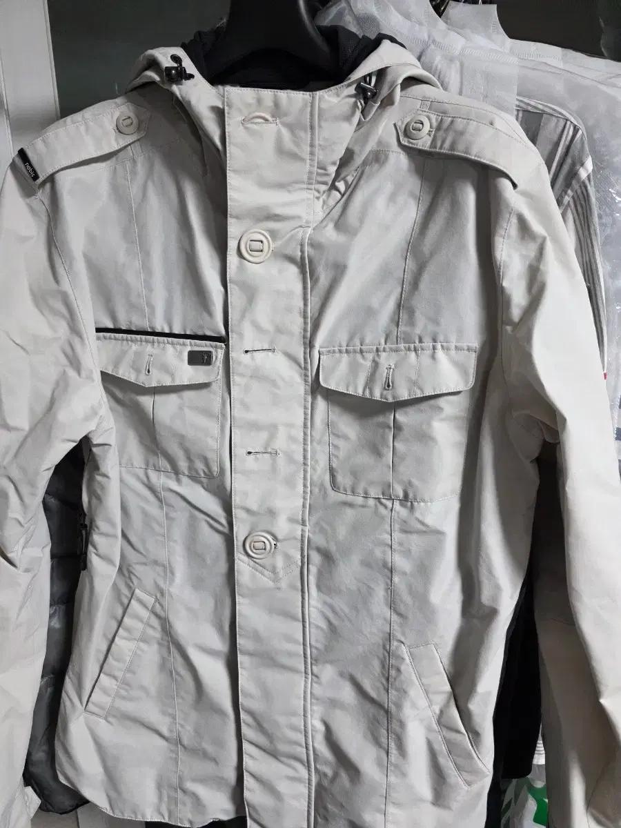 노비스 FISHERMAN 그레이(회색) 자켓(사용감적음)