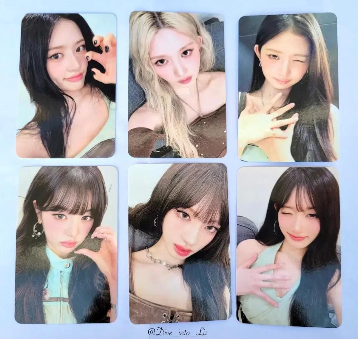 10/31 아이브 콘서트 다이브존 Day1 포토카드 세트 금요일 포카