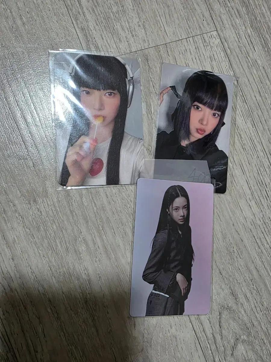 르세라핌 홍은채 포토카드 3장