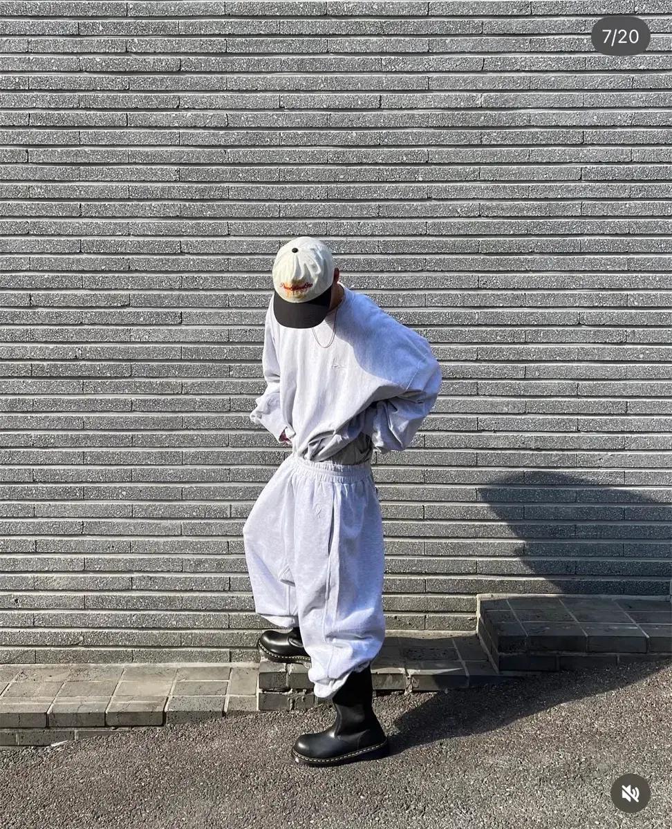 급처 리복 x 헤드메이너 스웻 셋업 L