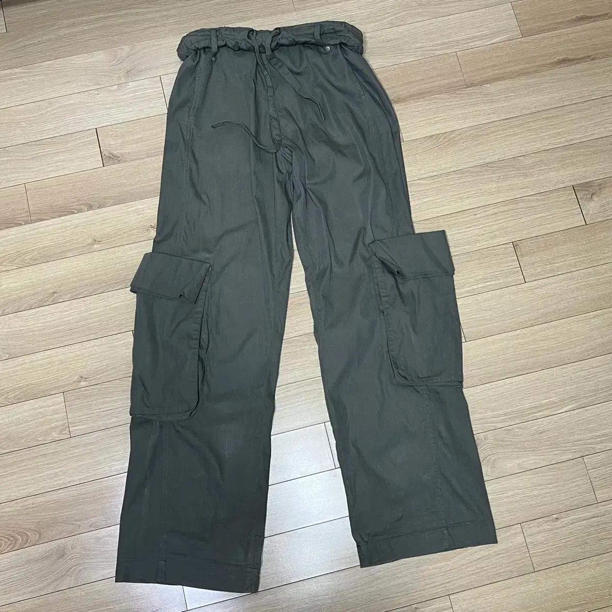 open yy (1사이즈) Rolled Waist Cargo pants