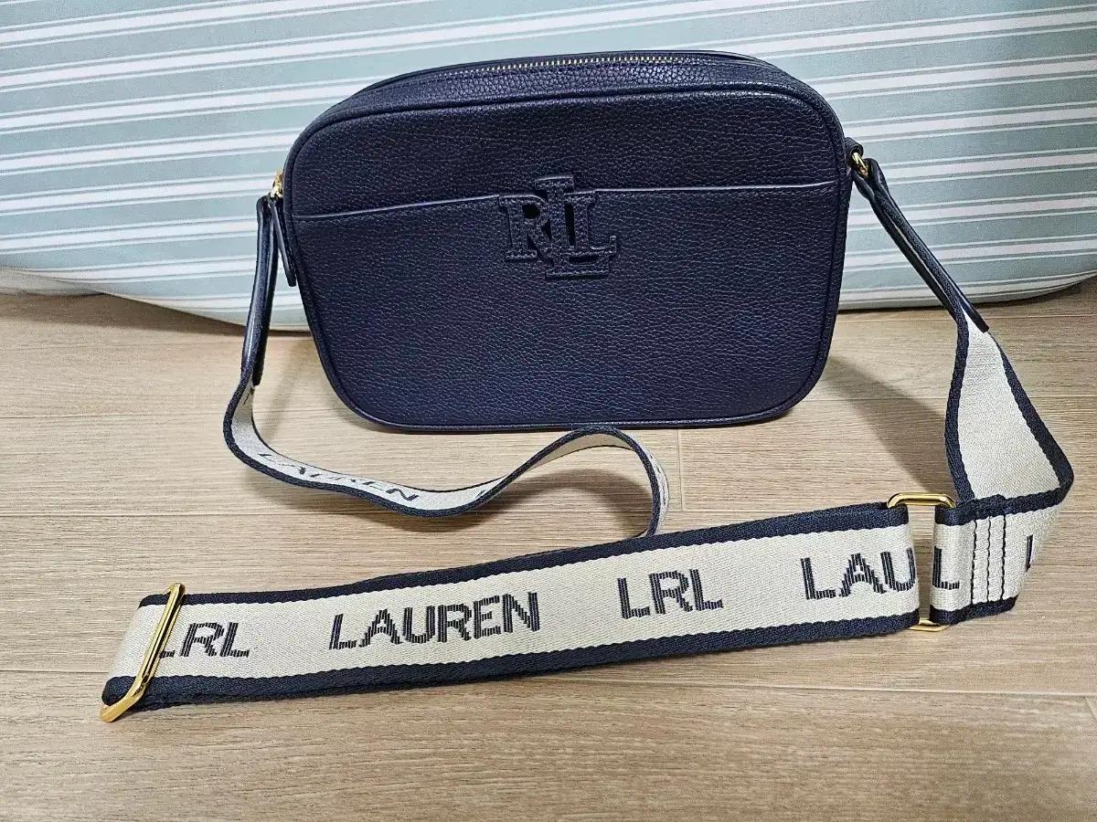 폴로 랄프로렌 RLL 로고 블랙 크로스백