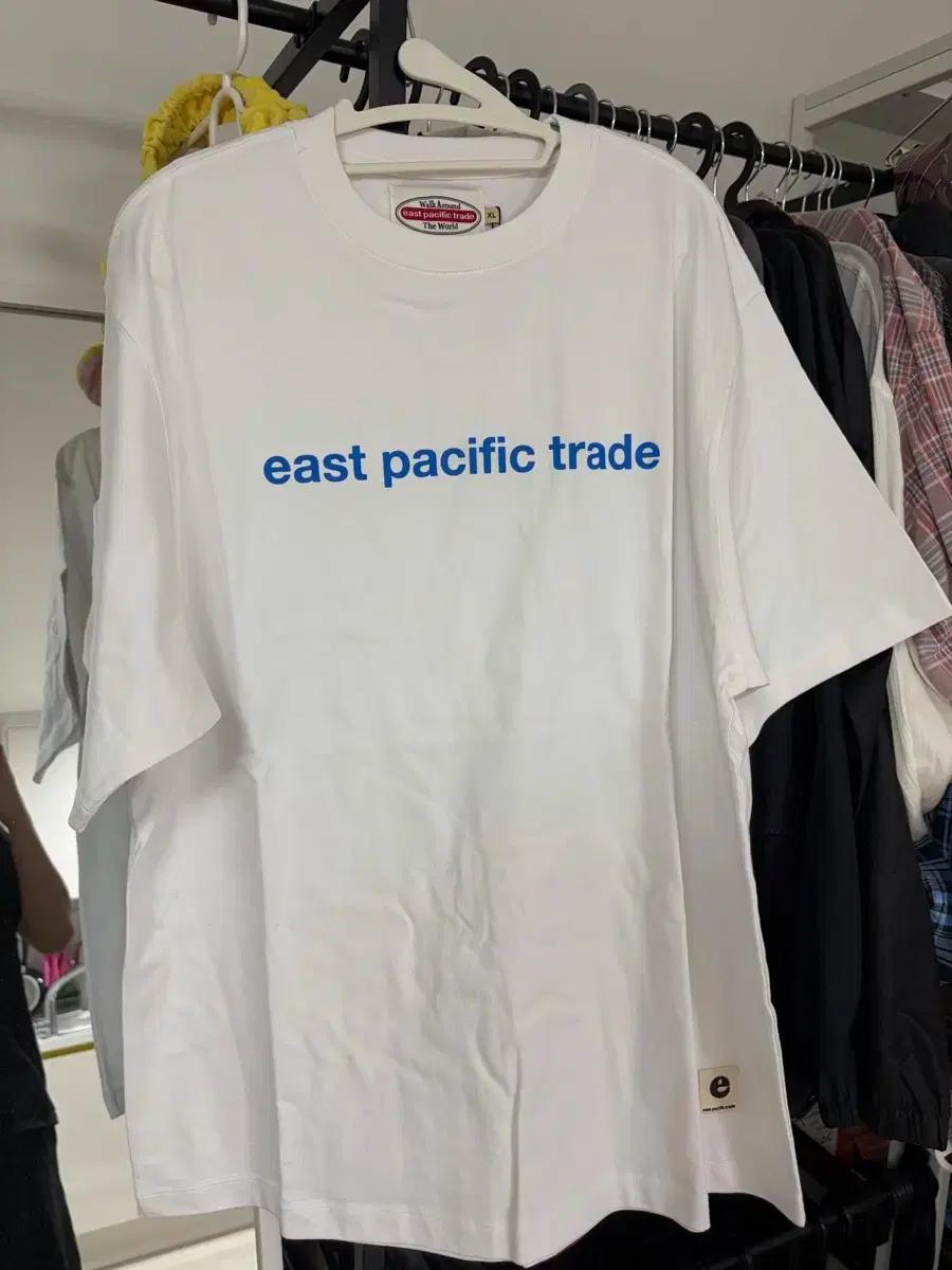 East Pacific Trade 흰색 반팔티 XL / EPT 이피티