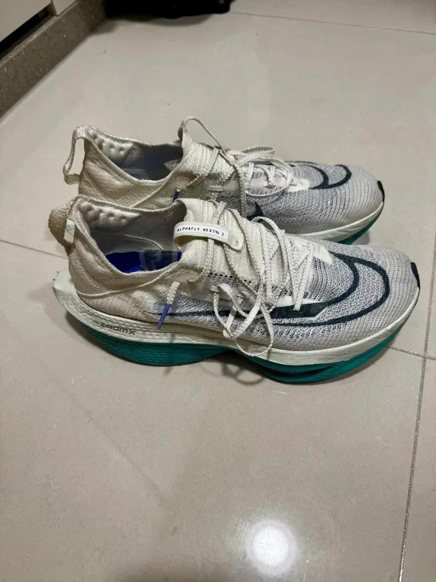 [280]나이키 알파플라이 넥스트% 2 화이트 클리어 제이드