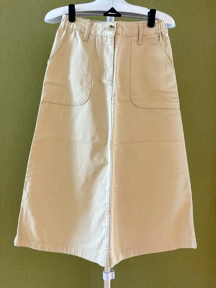 반원아틀리에 베이지 스커트 S