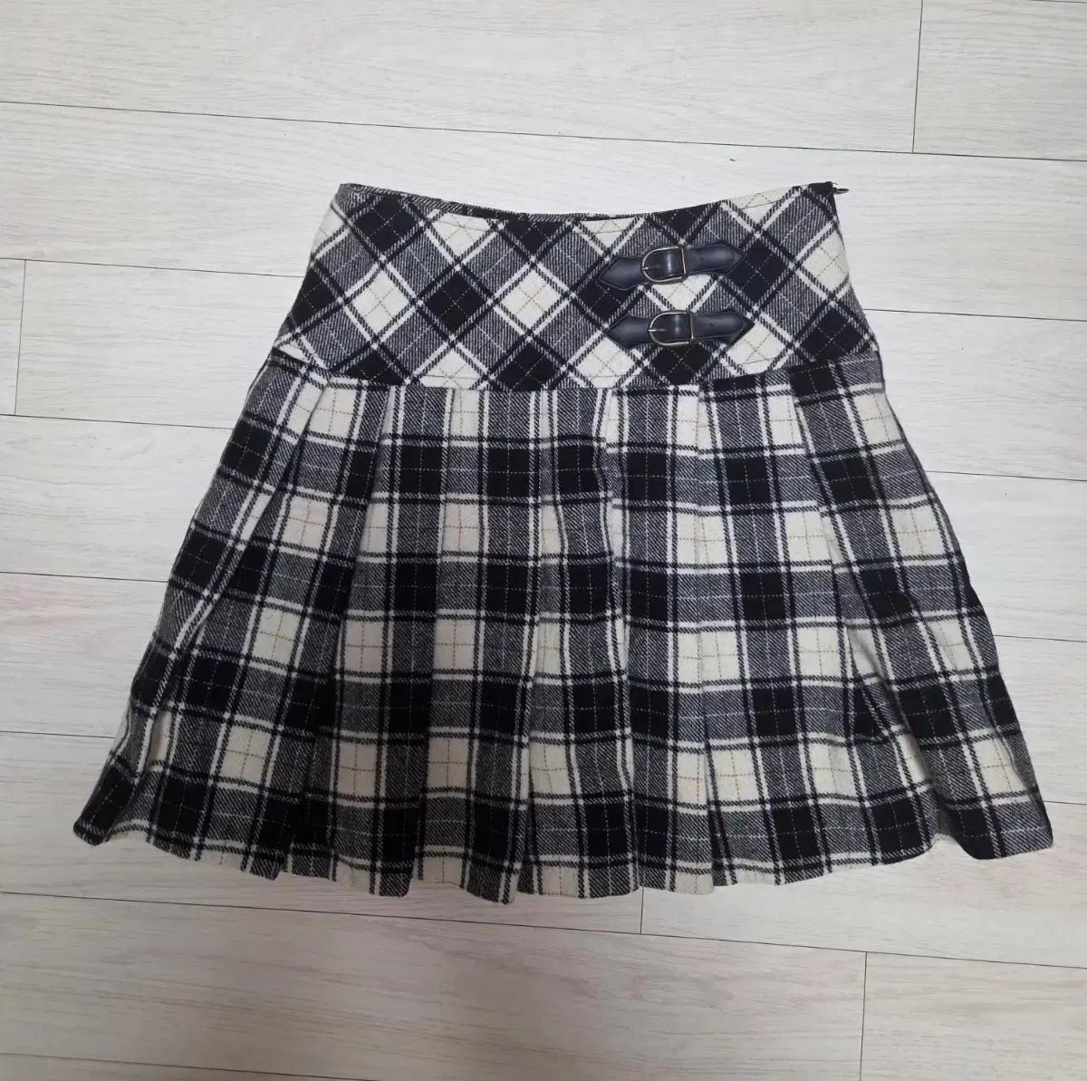 [무료나눔] 체크 미니 스커트
