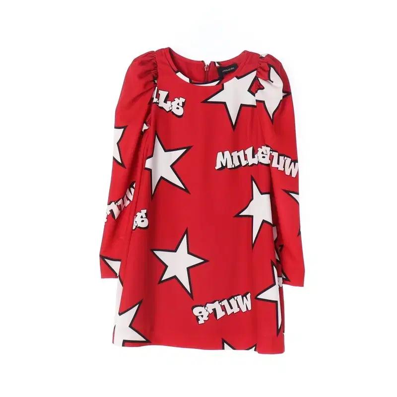 (6Y) 모나리자 키즈 프린팅 롱 원피스