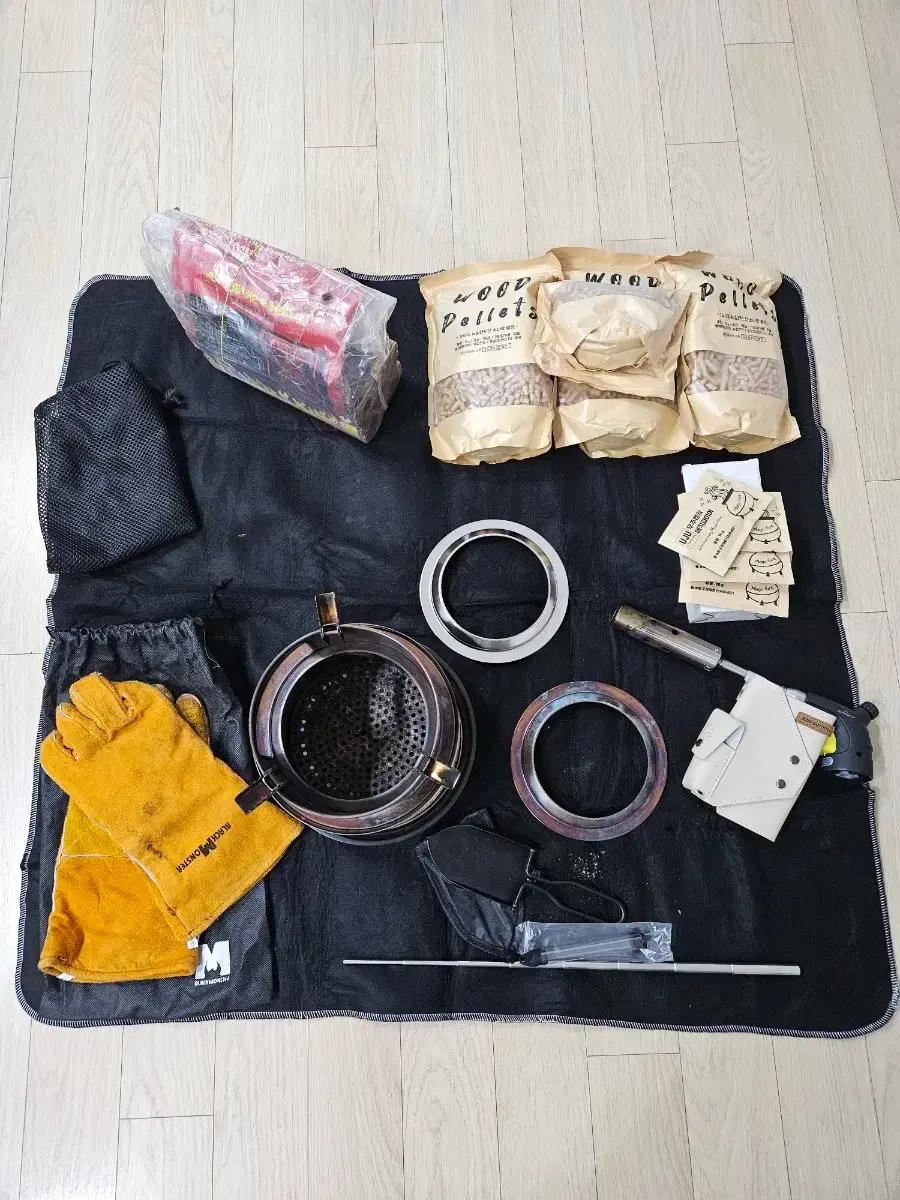 불멍 입문자에게 딱! 우주캠핑 우드스토브 풀세트 입니다.