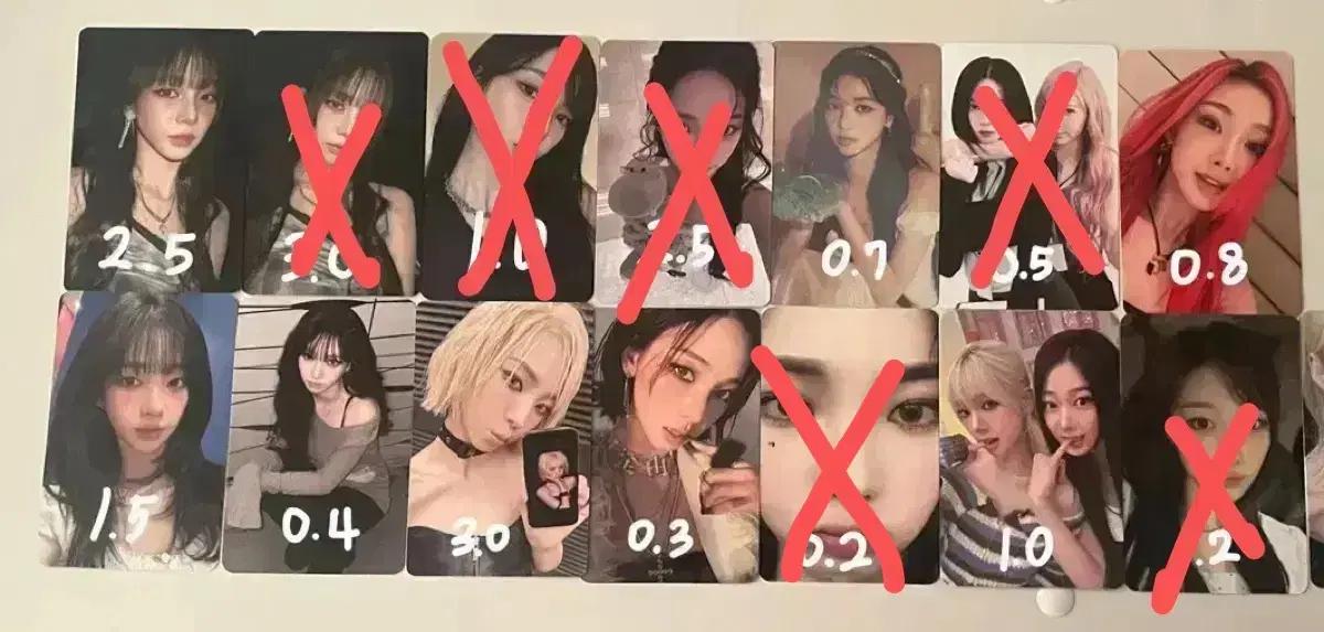 에스파 카리나 지젤 윈터 포토카드 더티워크 리치맨 미공포 예판 kms