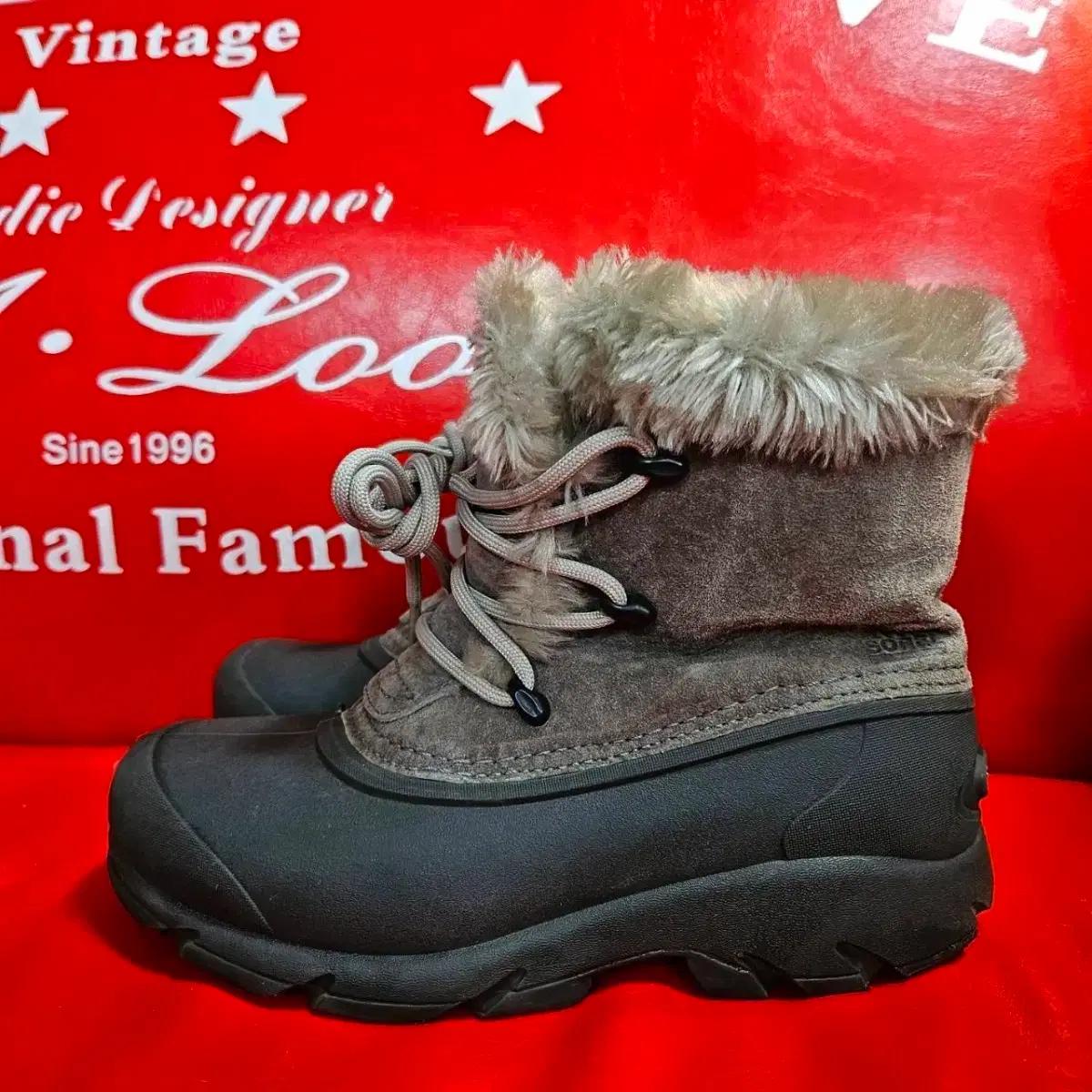 쏘렐(SOREL) 스노우 엔젤 방한 털부츠220size