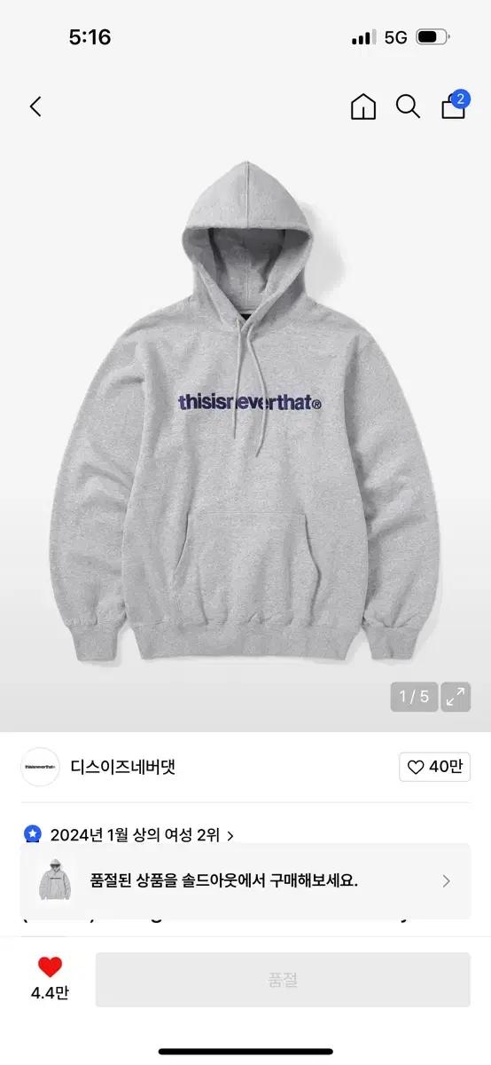 디스이즈네버댓 후드티 여성