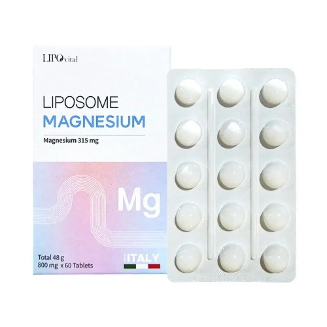 [2개월]이탈라아 정식직수입 프리미엄 리포좀 마그네슘 800mg 60정