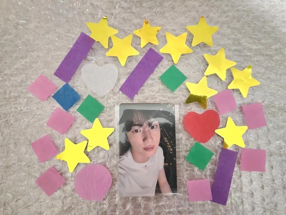 (컨페티) bts 방탄 jin 런석진 앙콘 인천 현장 구매 앨범 럭드
