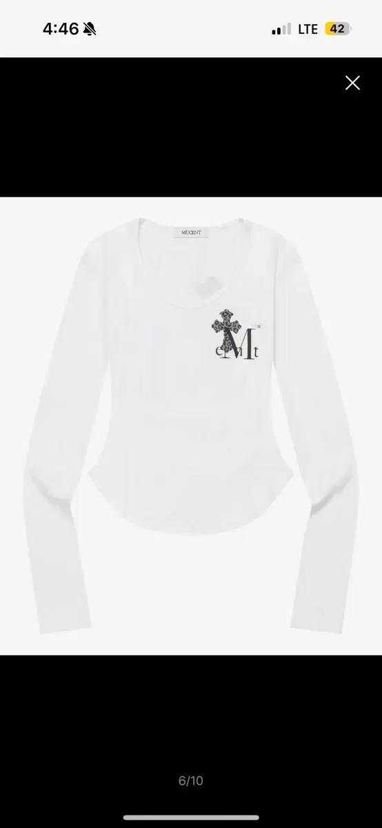 무센트 사하라 호피 십자가 백 로고 유넥 굴림 긴팔 티 호피 차콜