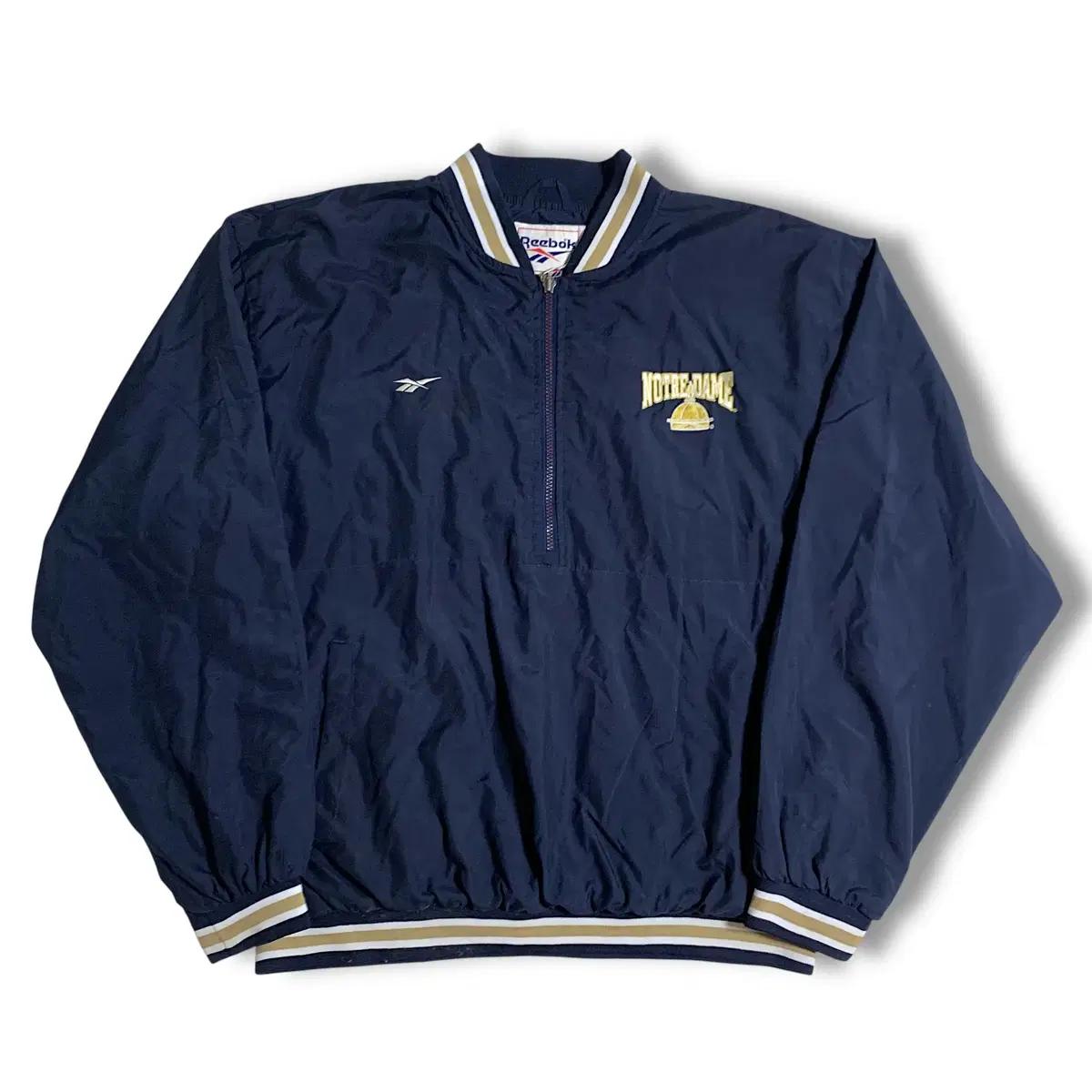 [XL~2XL] 90s Reebok Notre Dame 하프집업