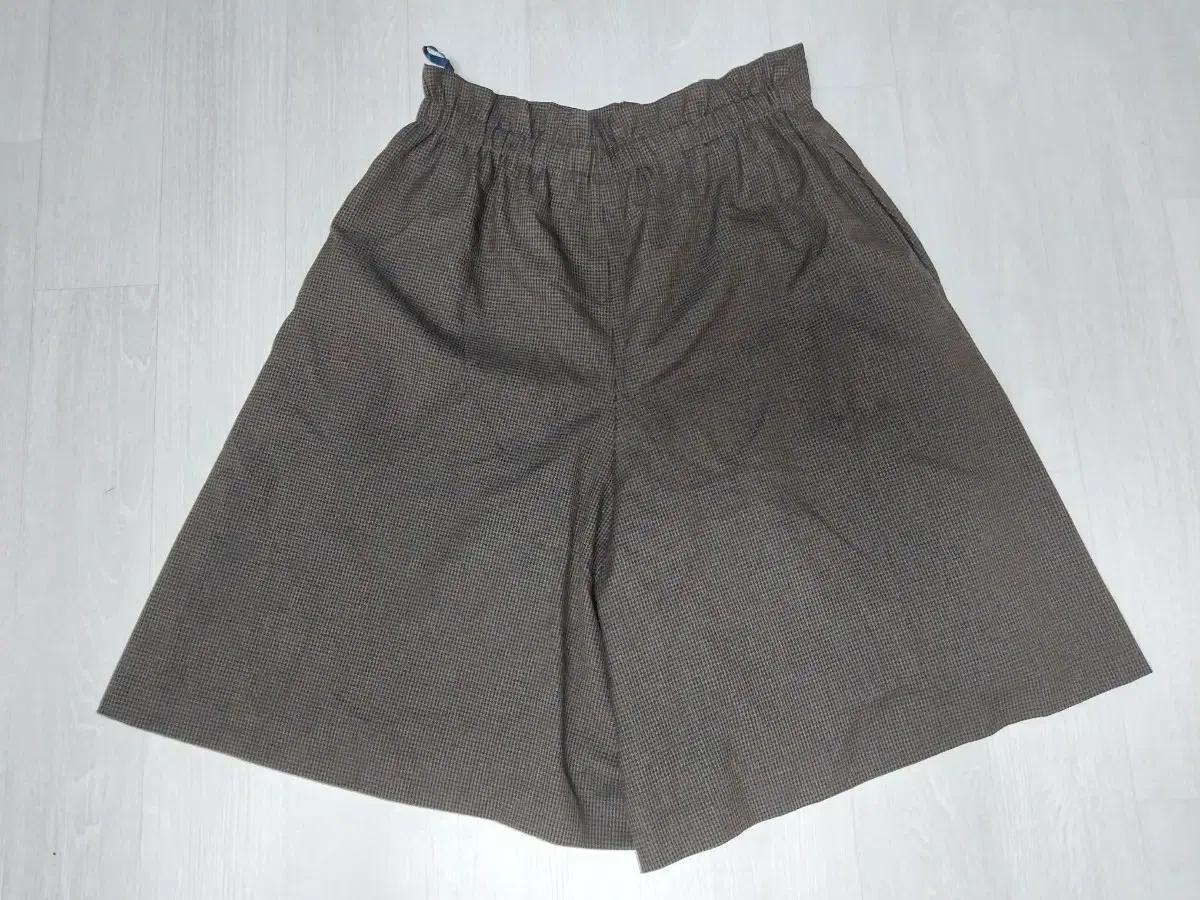 일본 kumikyoku 빈티지 여성 체크 치마 바지