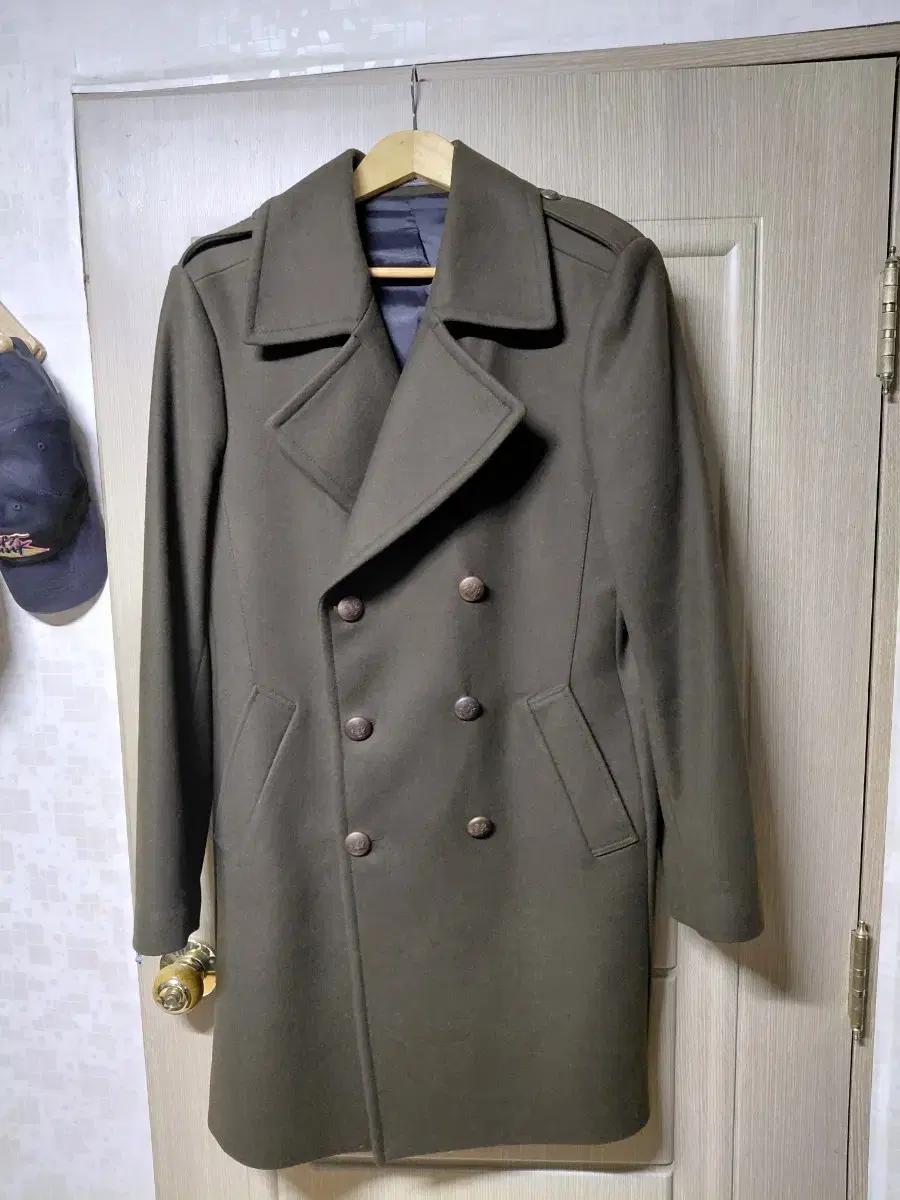 자라맨 밀리터리 더블코트 42