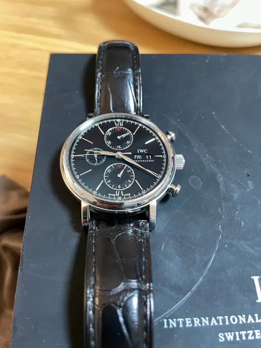 IWC 포르토피노 크로노그래프 흑판  iw391008