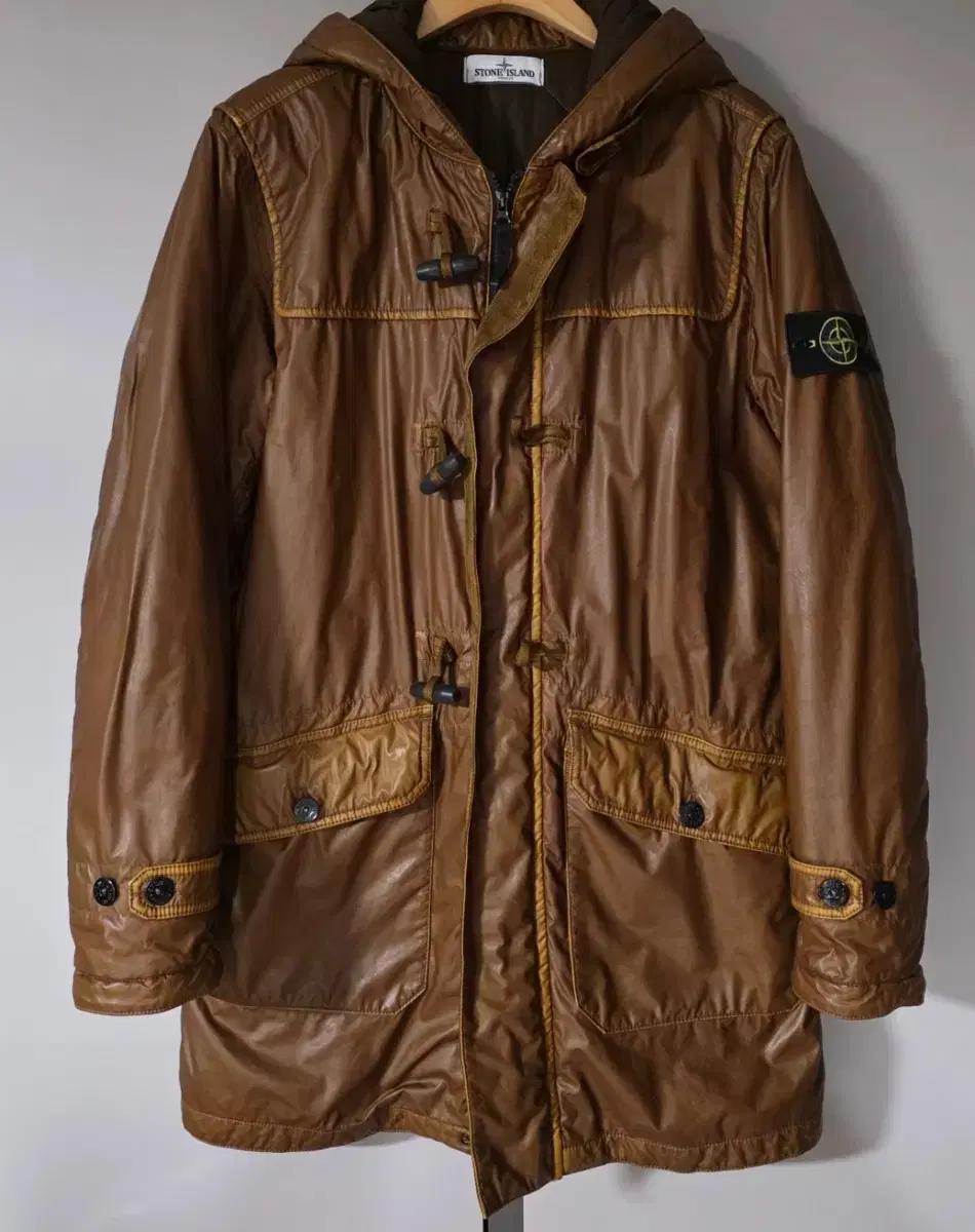 스톤아일랜드 30주년 무솔라 고마타 컴패스 패치 롱재킷. 싸이즈  100