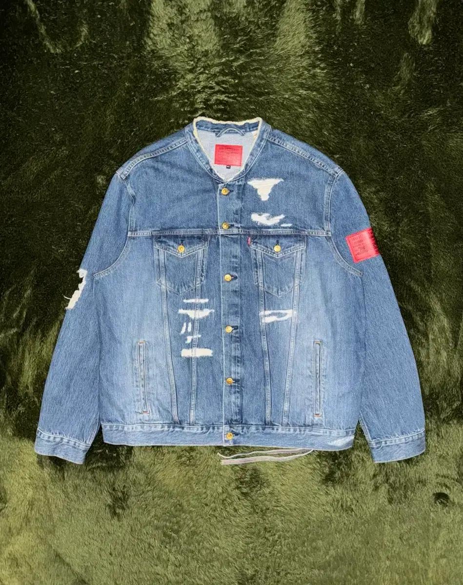 [XXL] KITH 키스 X 리바이스 18FW 콜라보 트러커 자켓