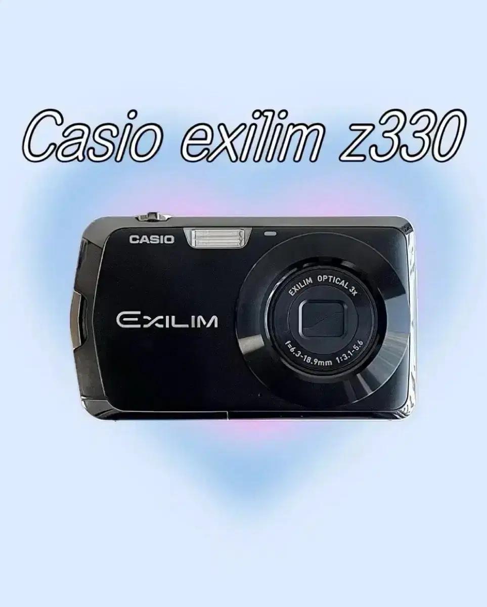 [새상품급] 카시오 엑슬림 z330 블랙 / 디지털카메라 빈티지디카