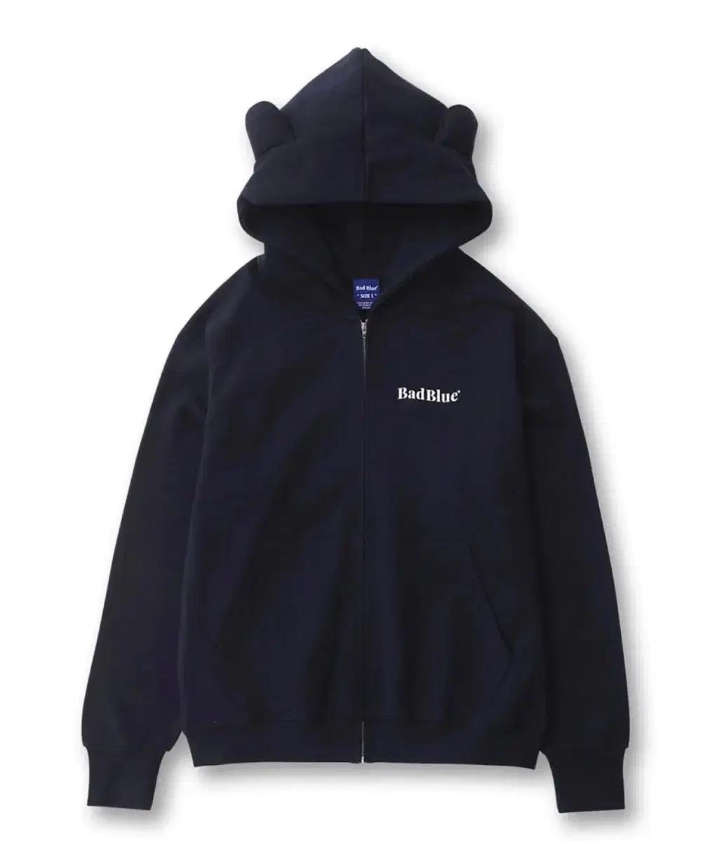 badblue ear zip up 곰돌이 귀 후드집업