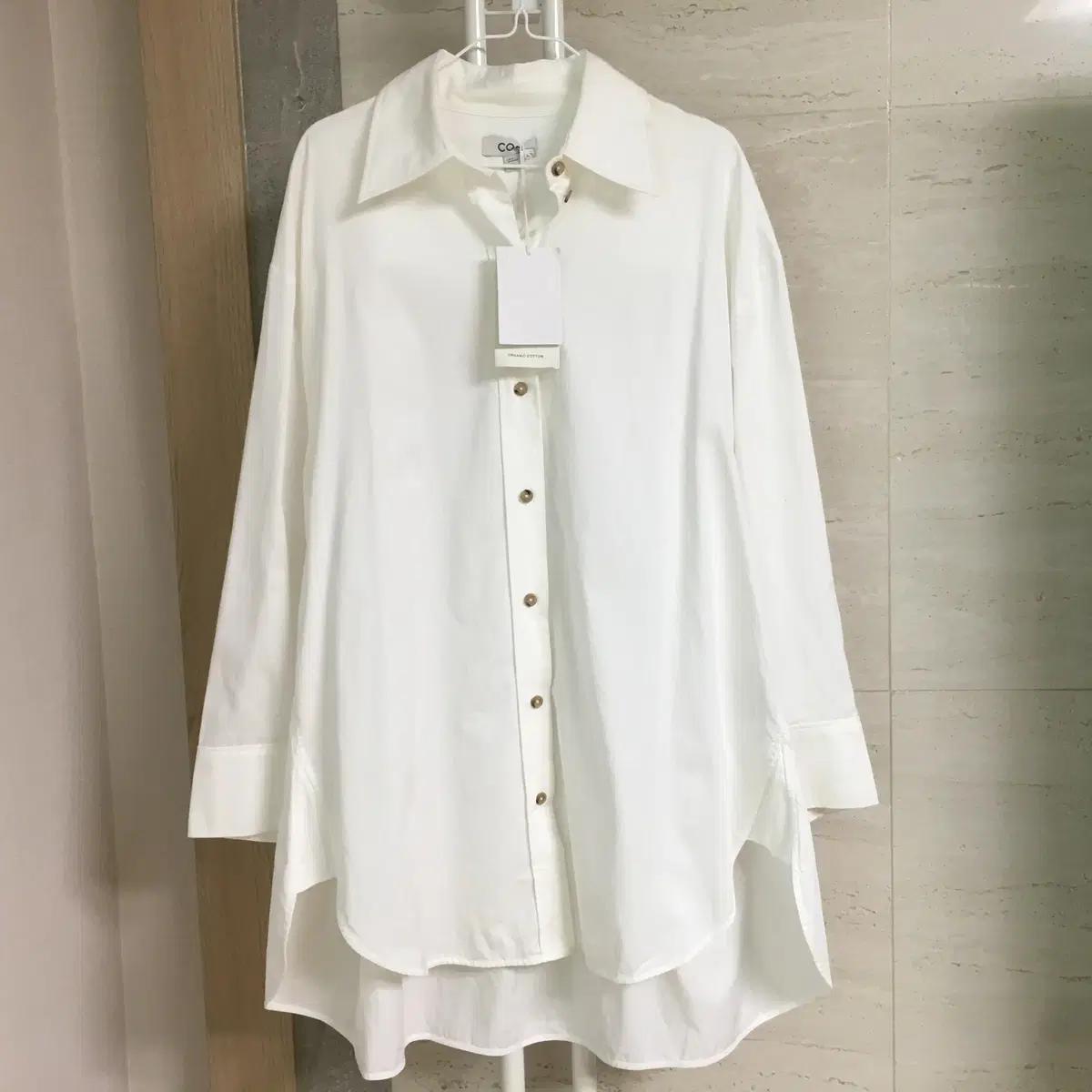(새상품) Cos 코스 오버핏 롱 셔츠 free 60,000원