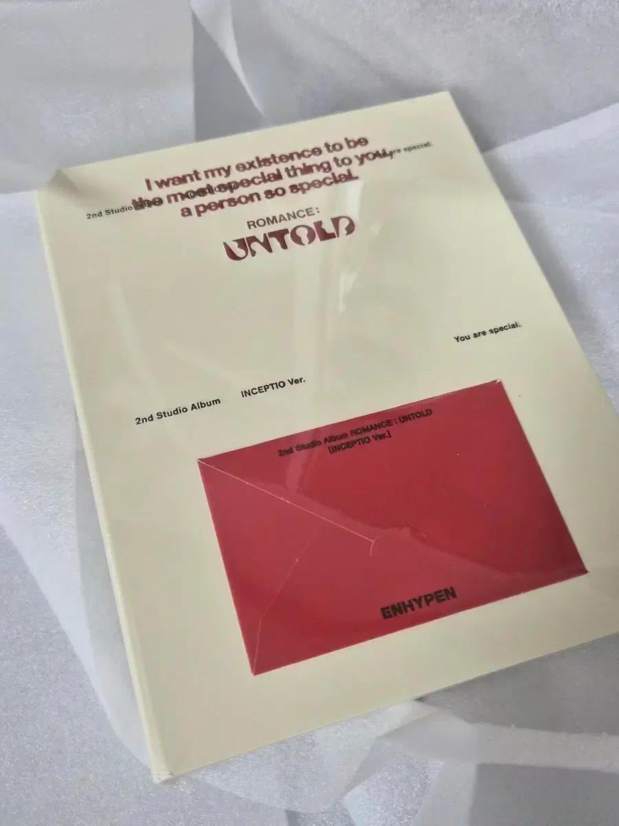 풀구성)엔하이픈로맨스언톨드 비닐만 뜯은 새상품