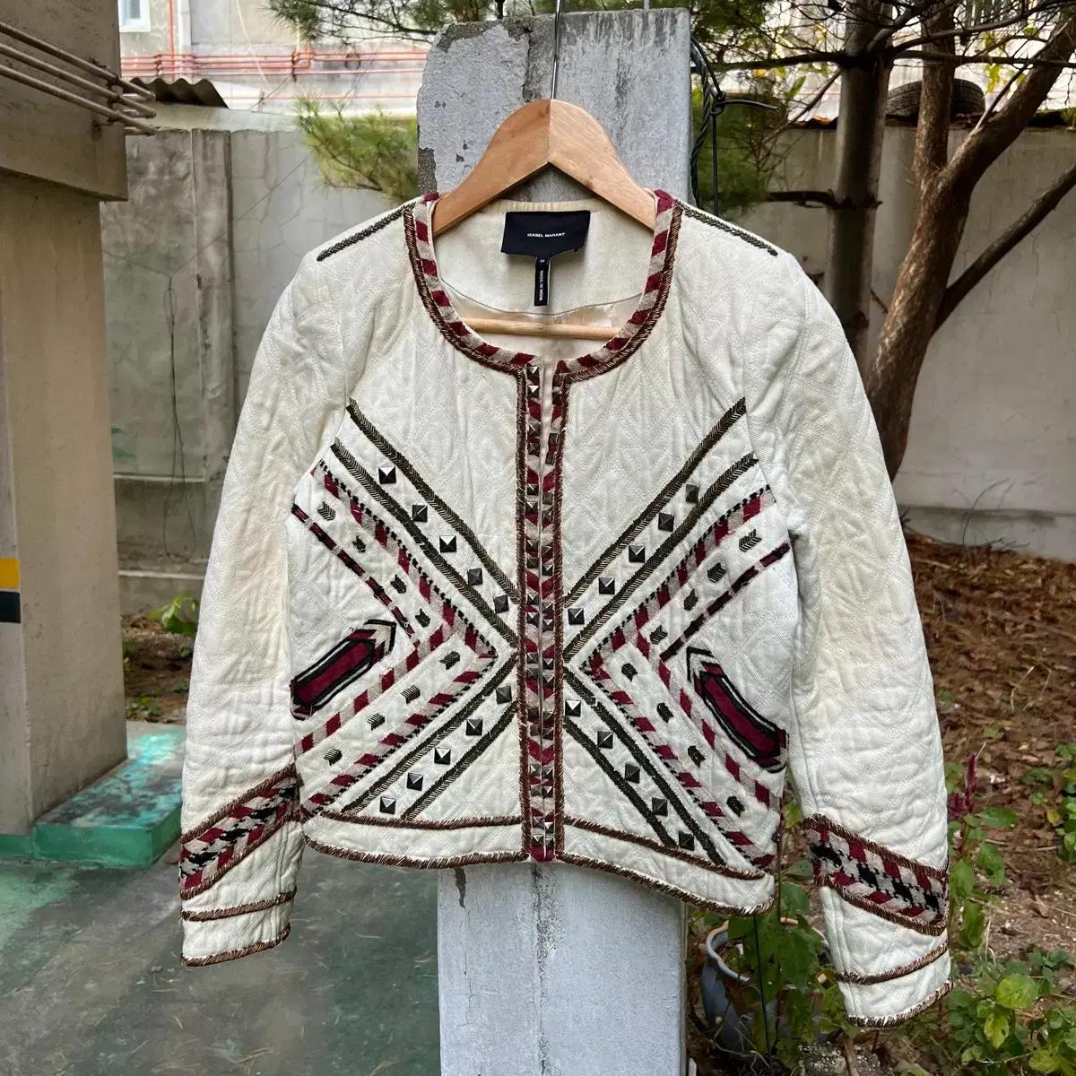 이자벨마랑 12FW 보헤미안 퀼팅 볼레로 자켓