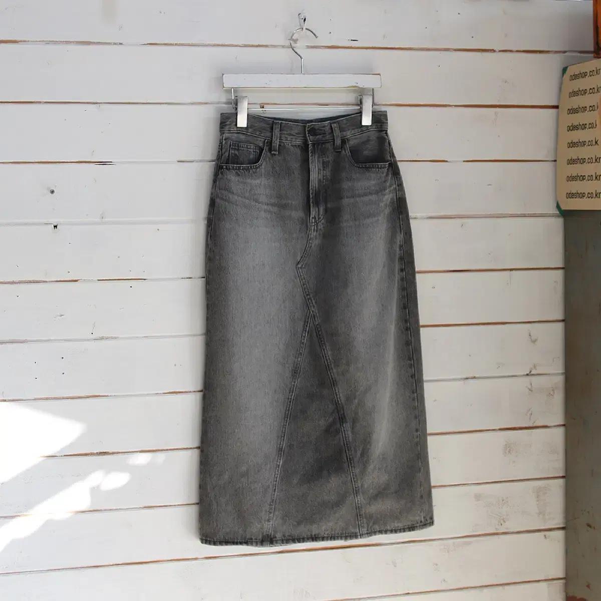 유니클로 데님 롱 스커트 (여성용 26)