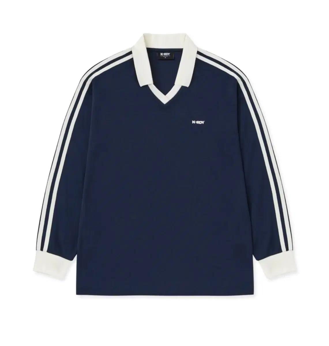 널디 클래식 NY 저지 롱슬리브 네이비