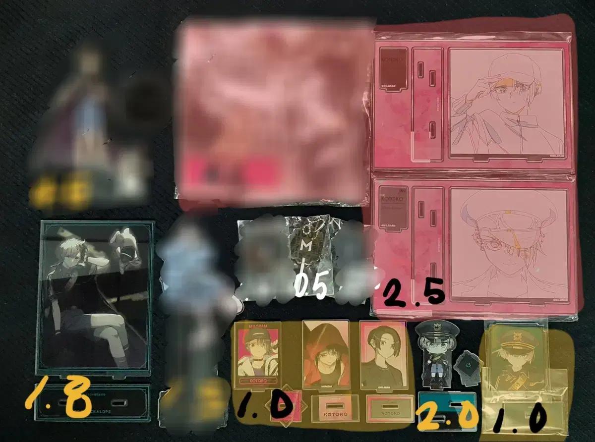 milgram 밀그램 에스 코토코 미코토 아크릴 스탠드 쿠지 원화 2심