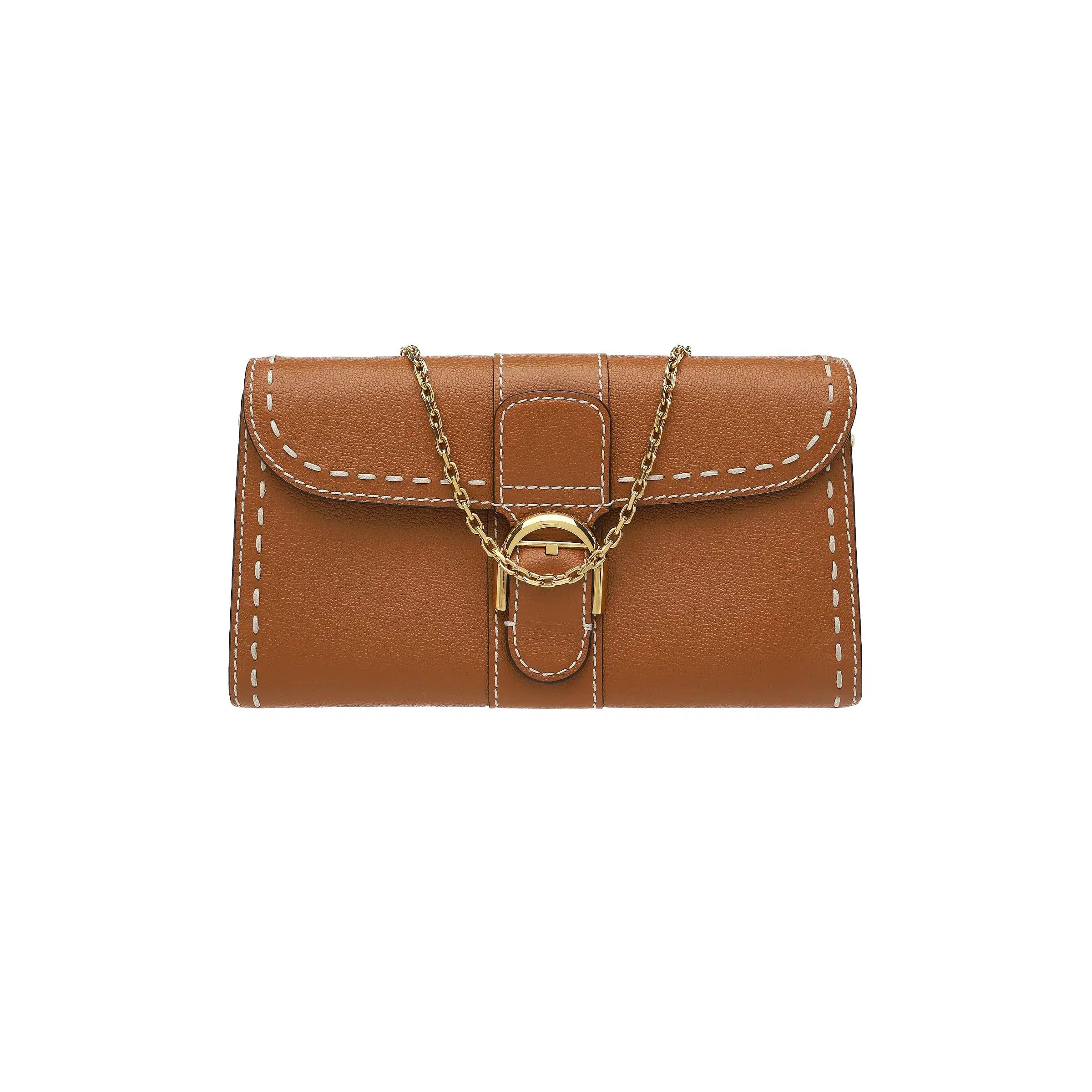 델보 브리앙 롱 체인 WOC 지갑 크로스백